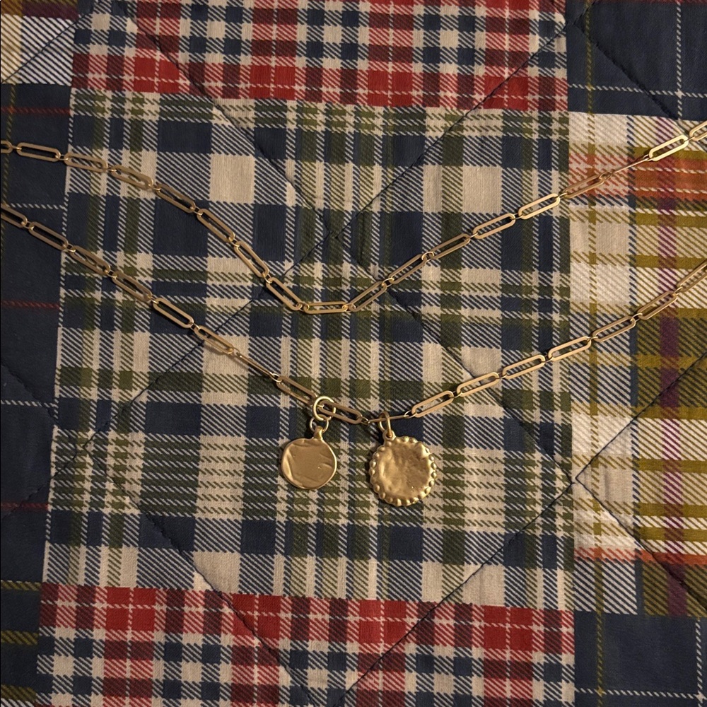 LOFT Gold Double Chain Necklace - Picture 8 of 8